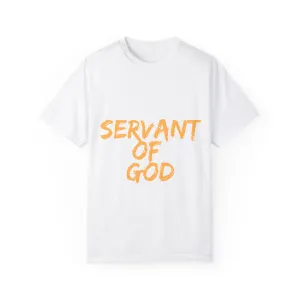 The Servant of God Tee with Gold Letters