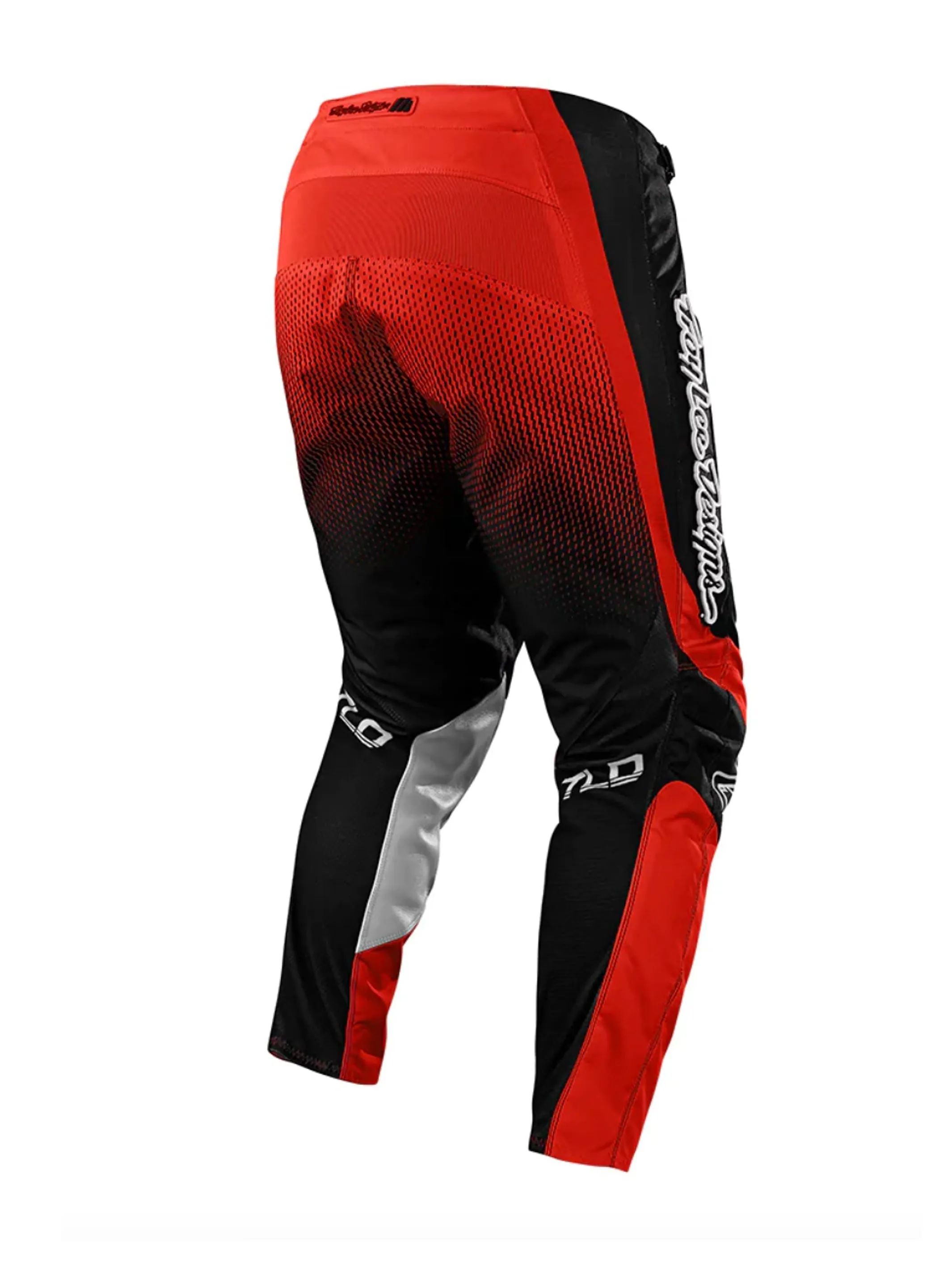 Troy Lee Designs Pantalones de Moto GP Icon Negro / Naranjo