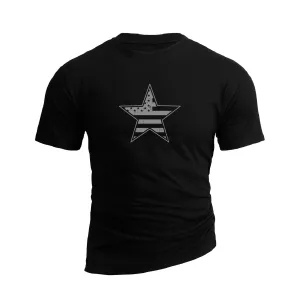 USA FLAG STAR GRAPHIC TEE