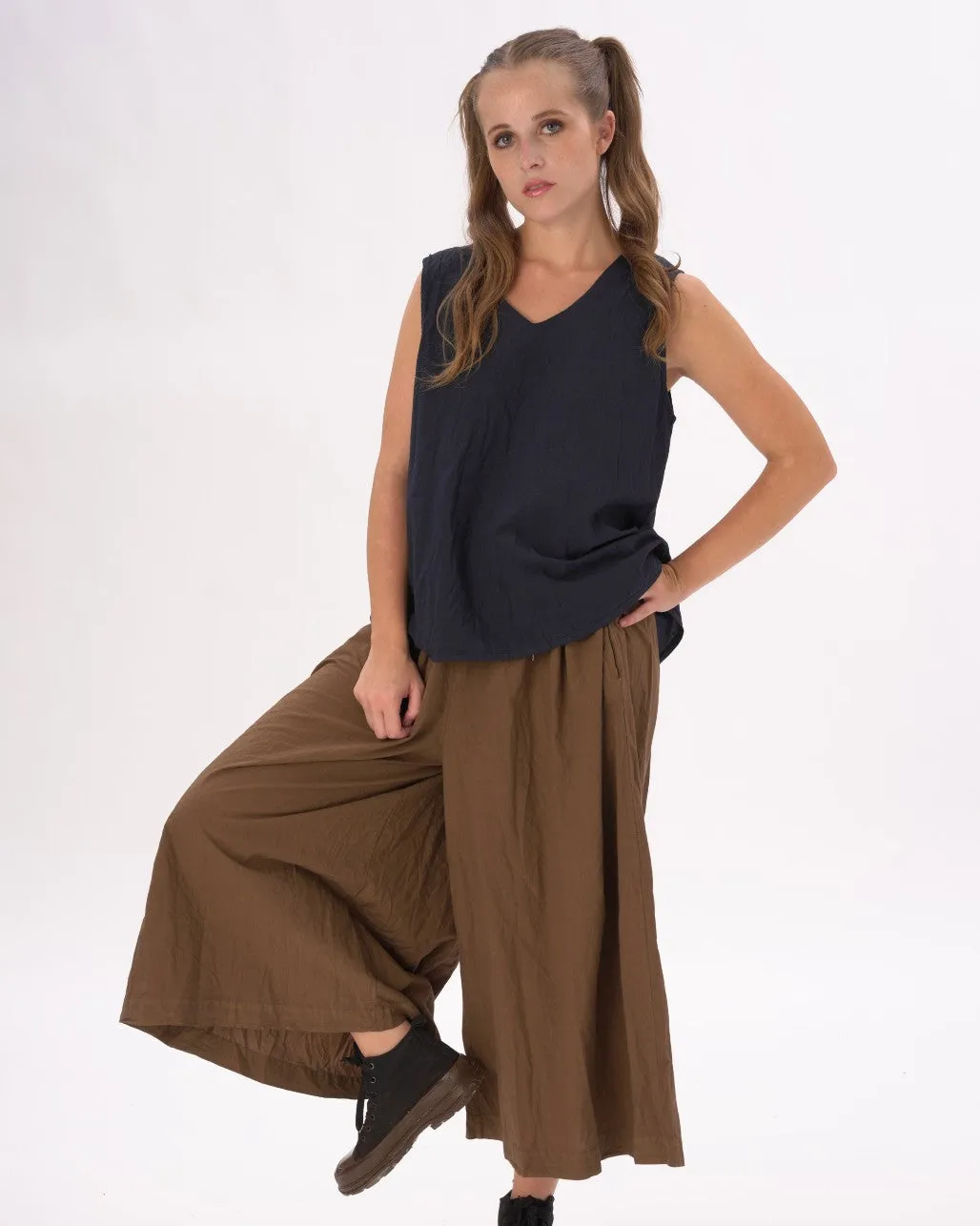 V-Neck Organic Cotton Tank Shirt