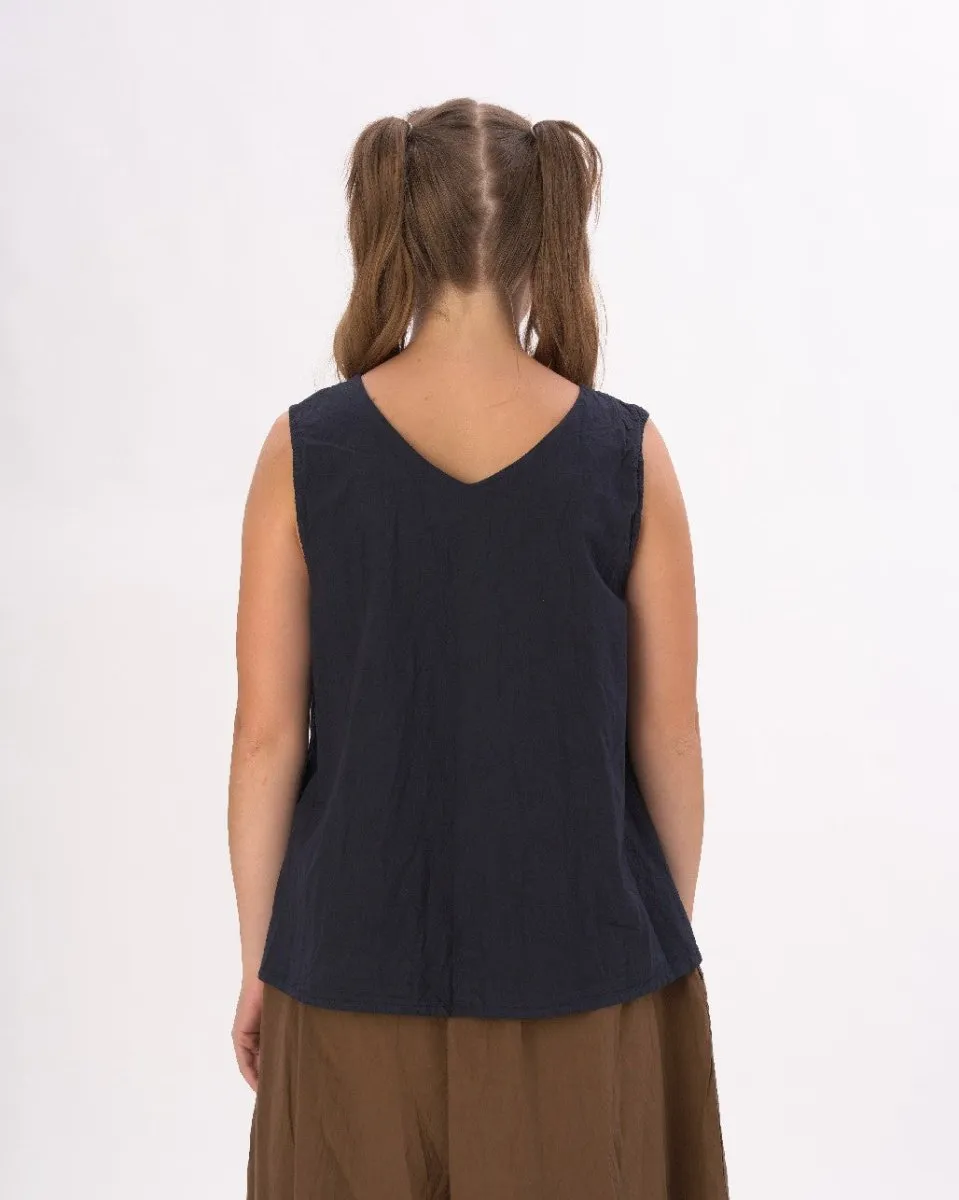 V-Neck Organic Cotton Tank Shirt