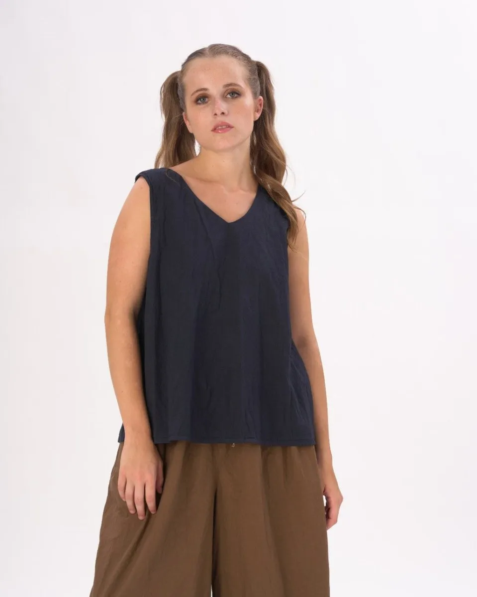 V-Neck Organic Cotton Tank Shirt