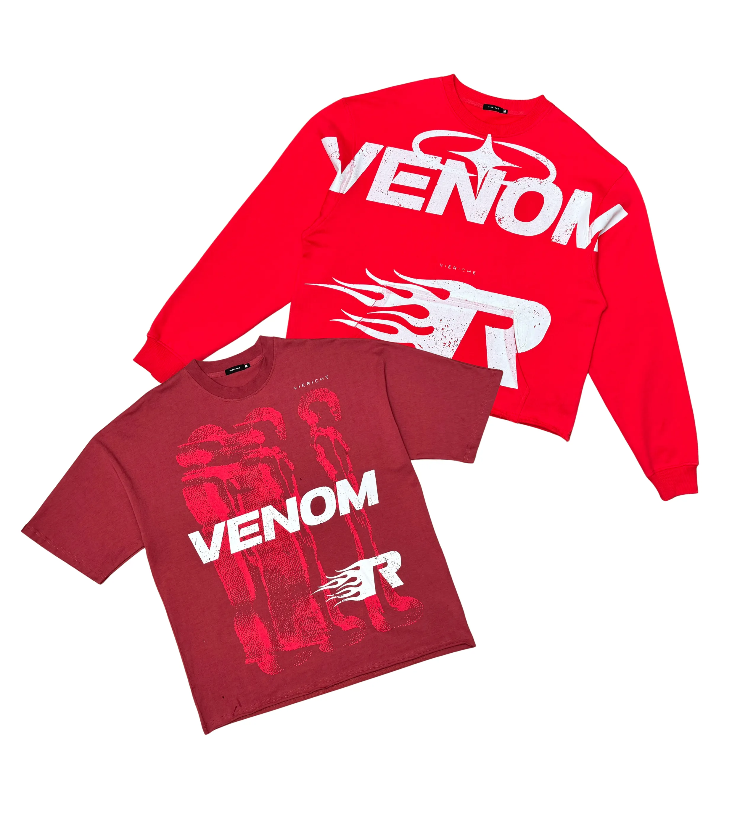 Venom Cropped Crew/Tee 2pc Combo