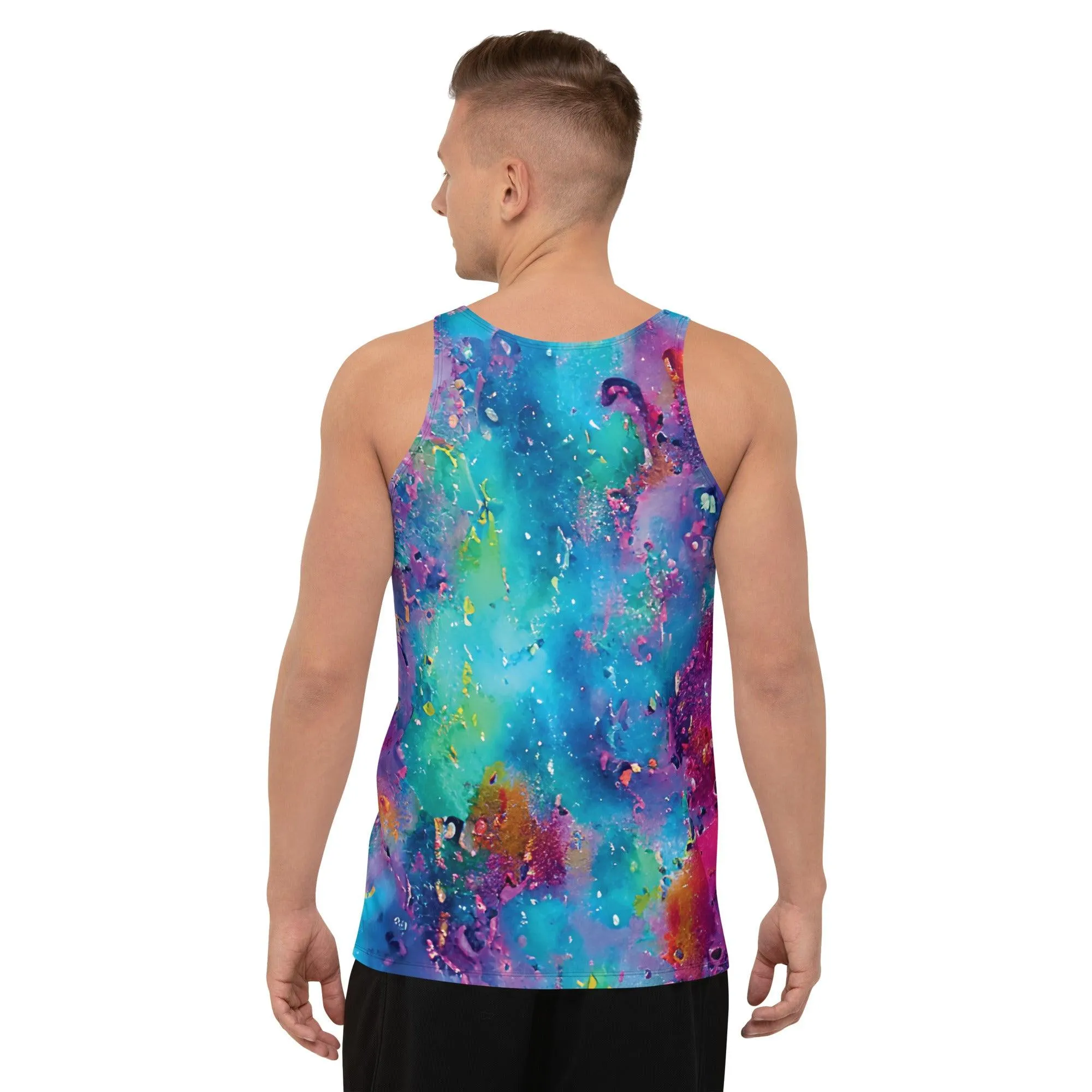 Vibrant Unisex Festival Tank Top - Soft & Playful Fit