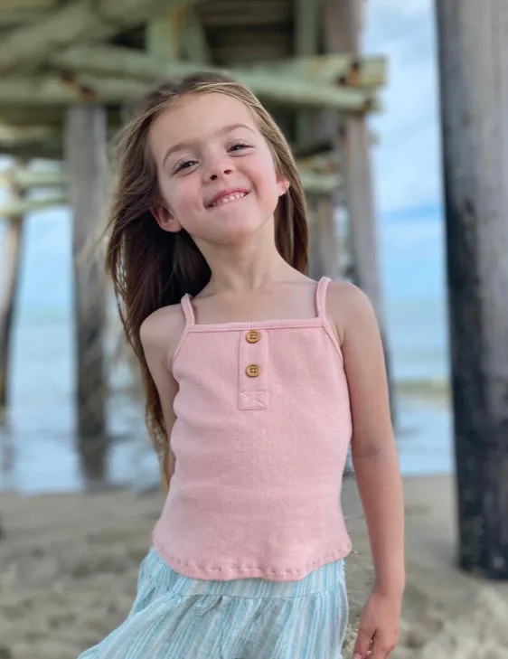 Vignette Pink Karter Tee: Sizes 2 to 10