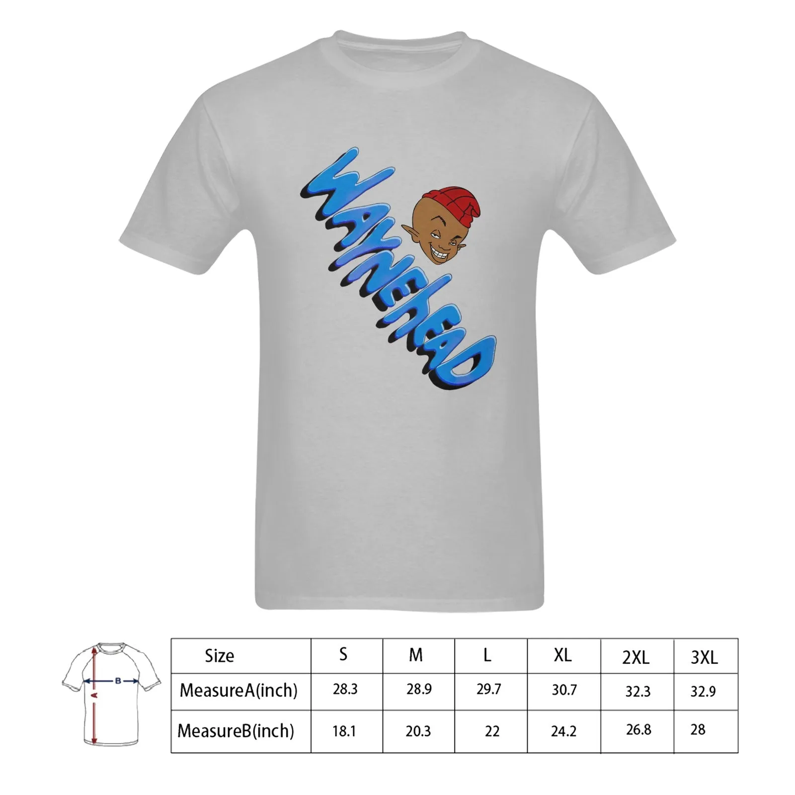 Waynehead Logo Men's T-shirt 100% Cotton