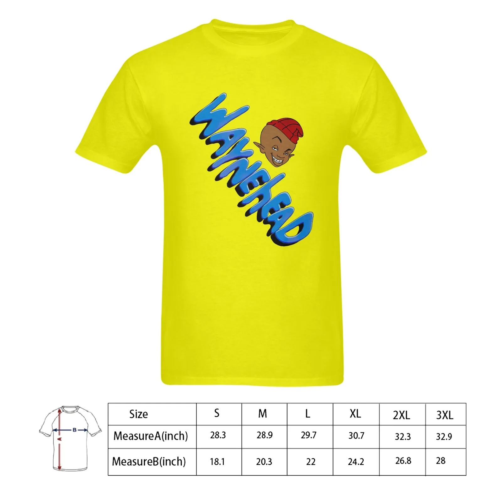 Waynehead Logo Men's T-shirt 100% Cotton
