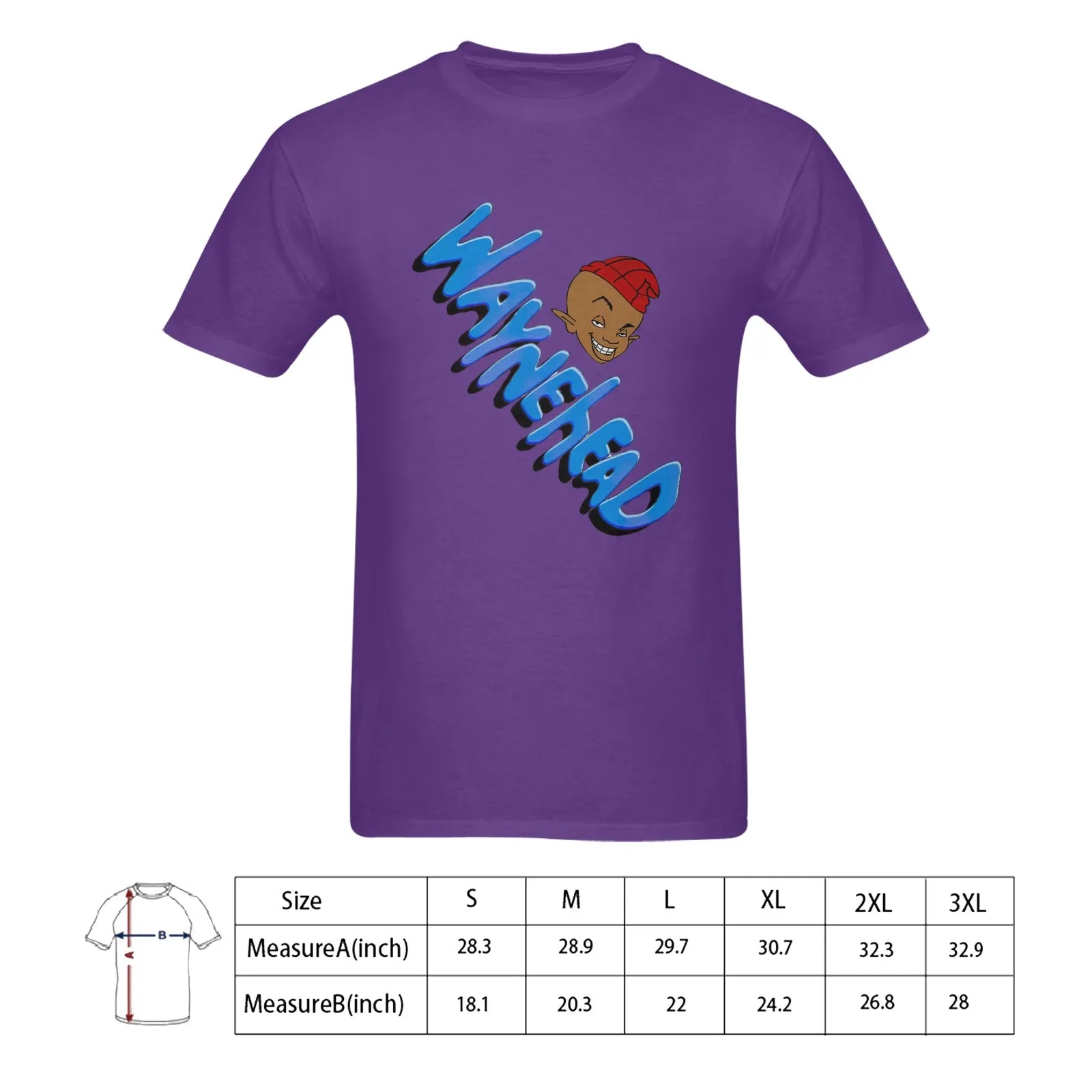 Waynehead Logo Men's T-shirt 100% Cotton