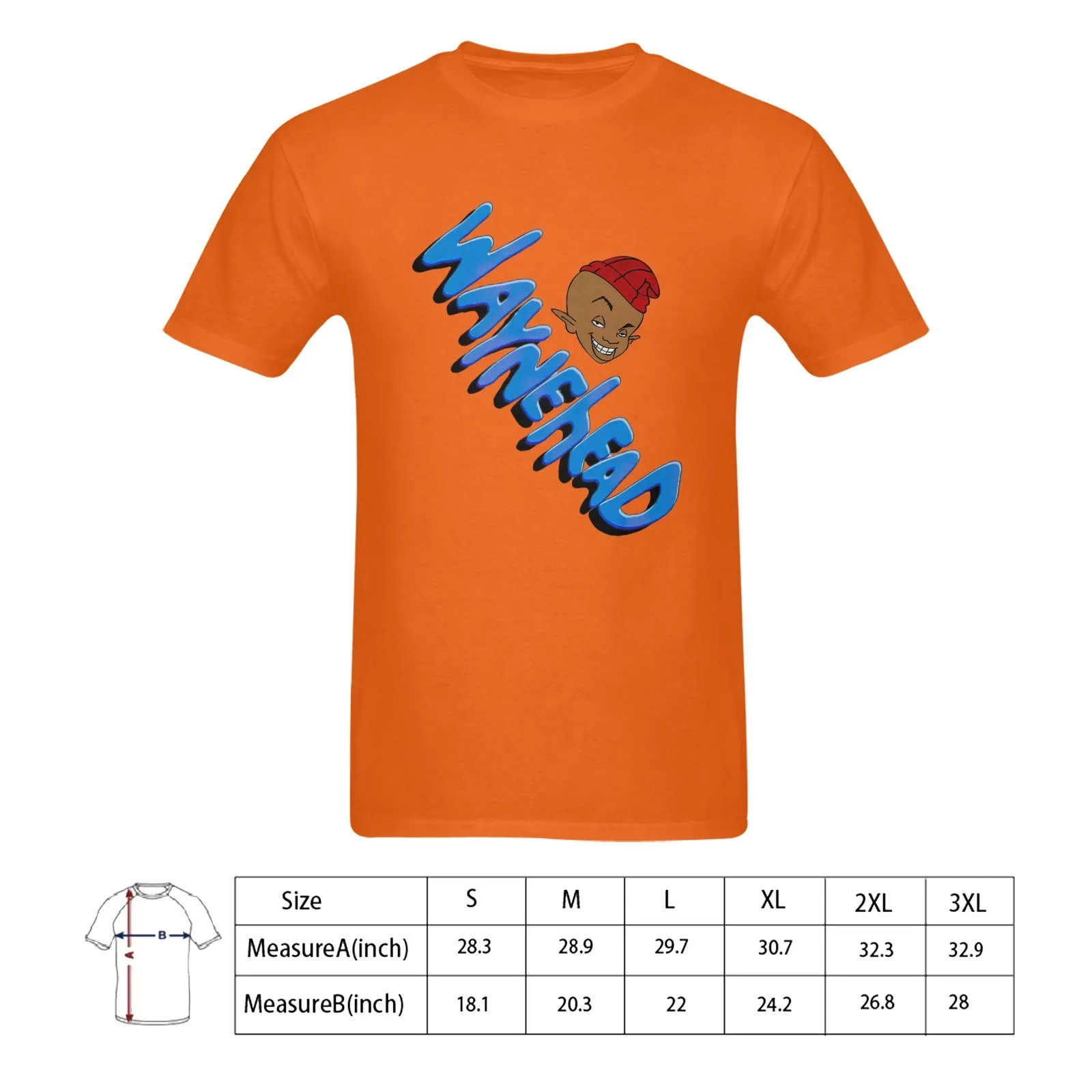 Waynehead Logo Men's T-shirt 100% Cotton