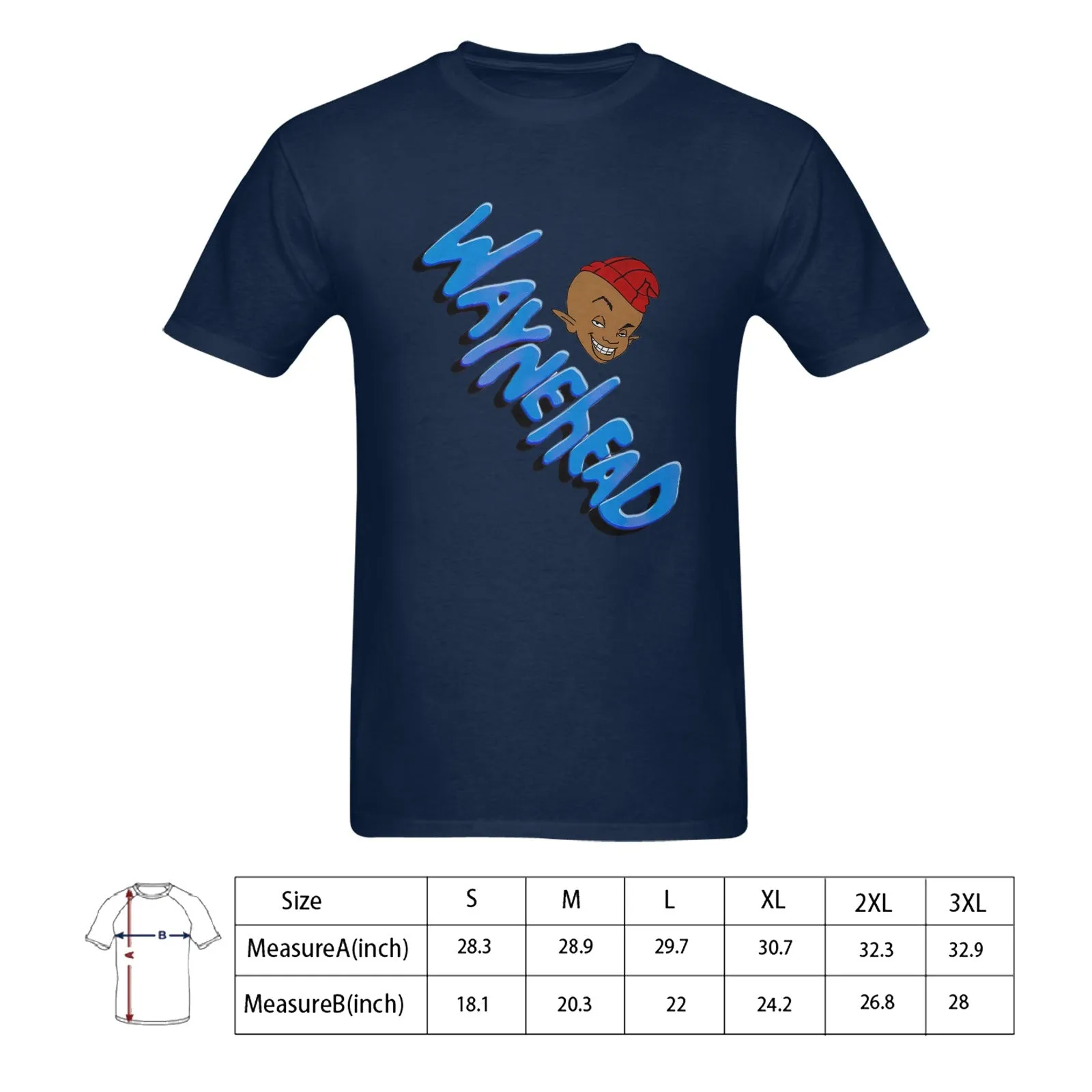 Waynehead Logo Men's T-shirt 100% Cotton