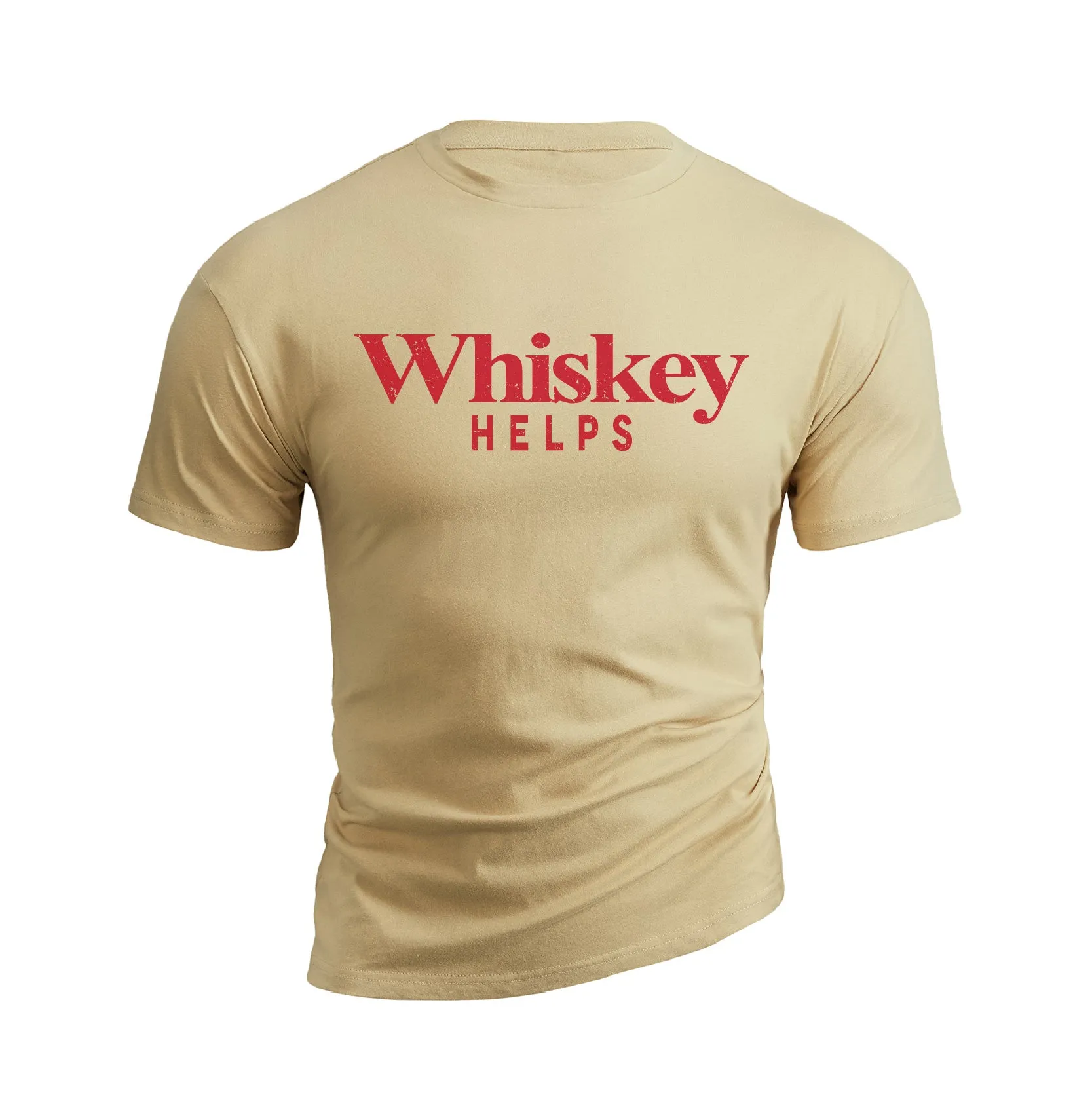 WHISKEY HELPS GRAPHIC TEE