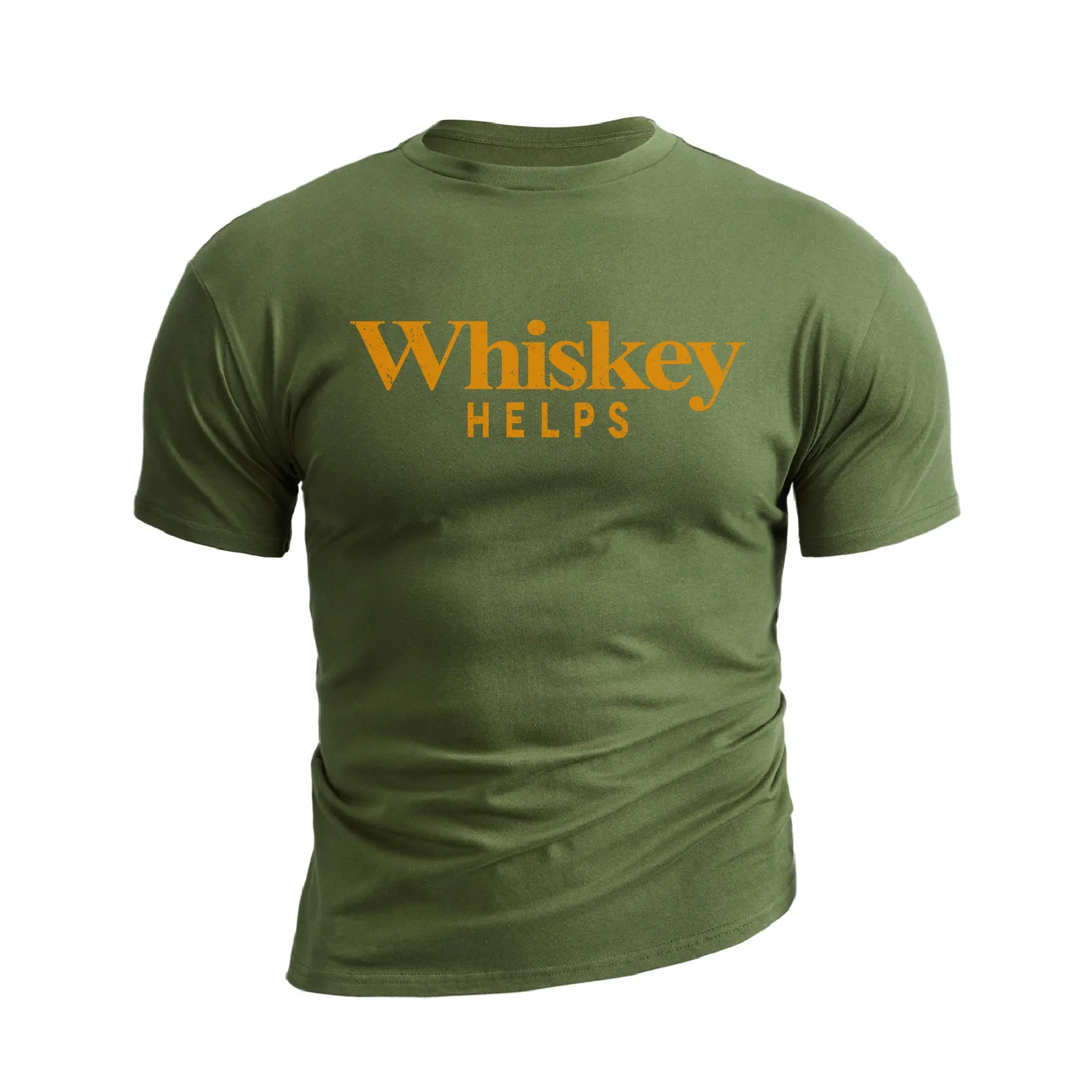 WHISKEY HELPS GRAPHIC TEE