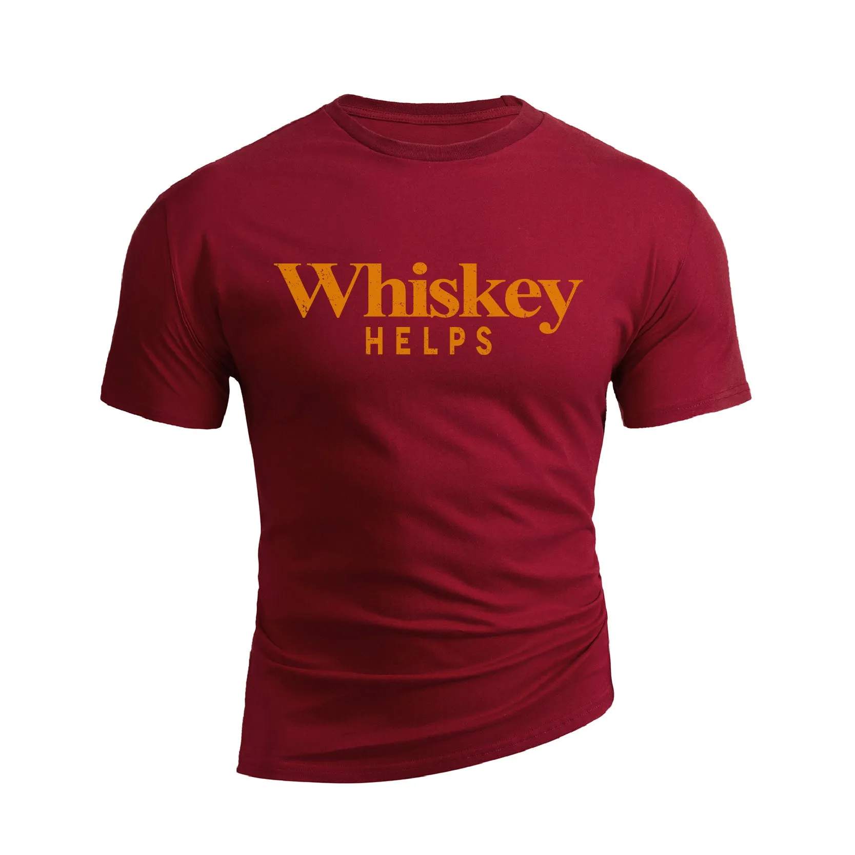 WHISKEY HELPS GRAPHIC TEE