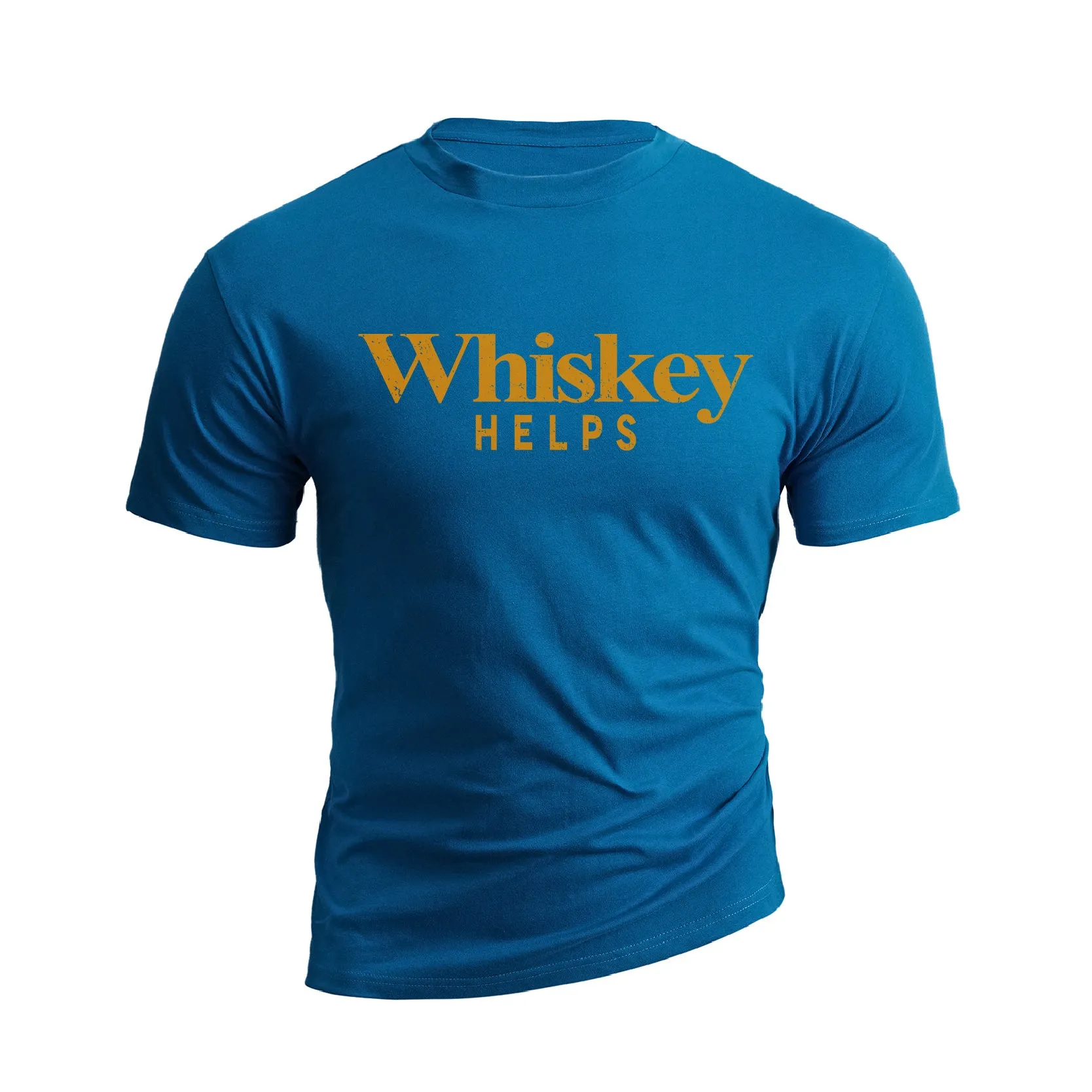 WHISKEY HELPS GRAPHIC TEE