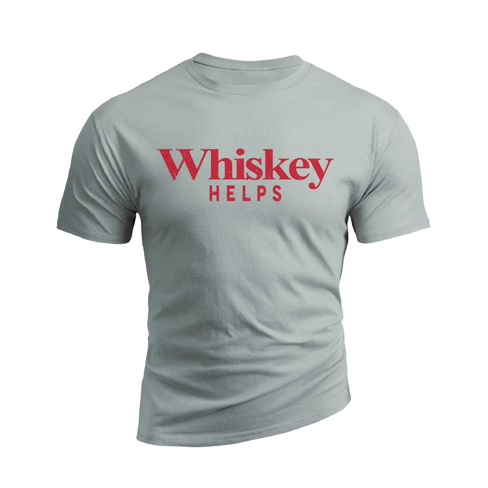 WHISKEY HELPS GRAPHIC TEE