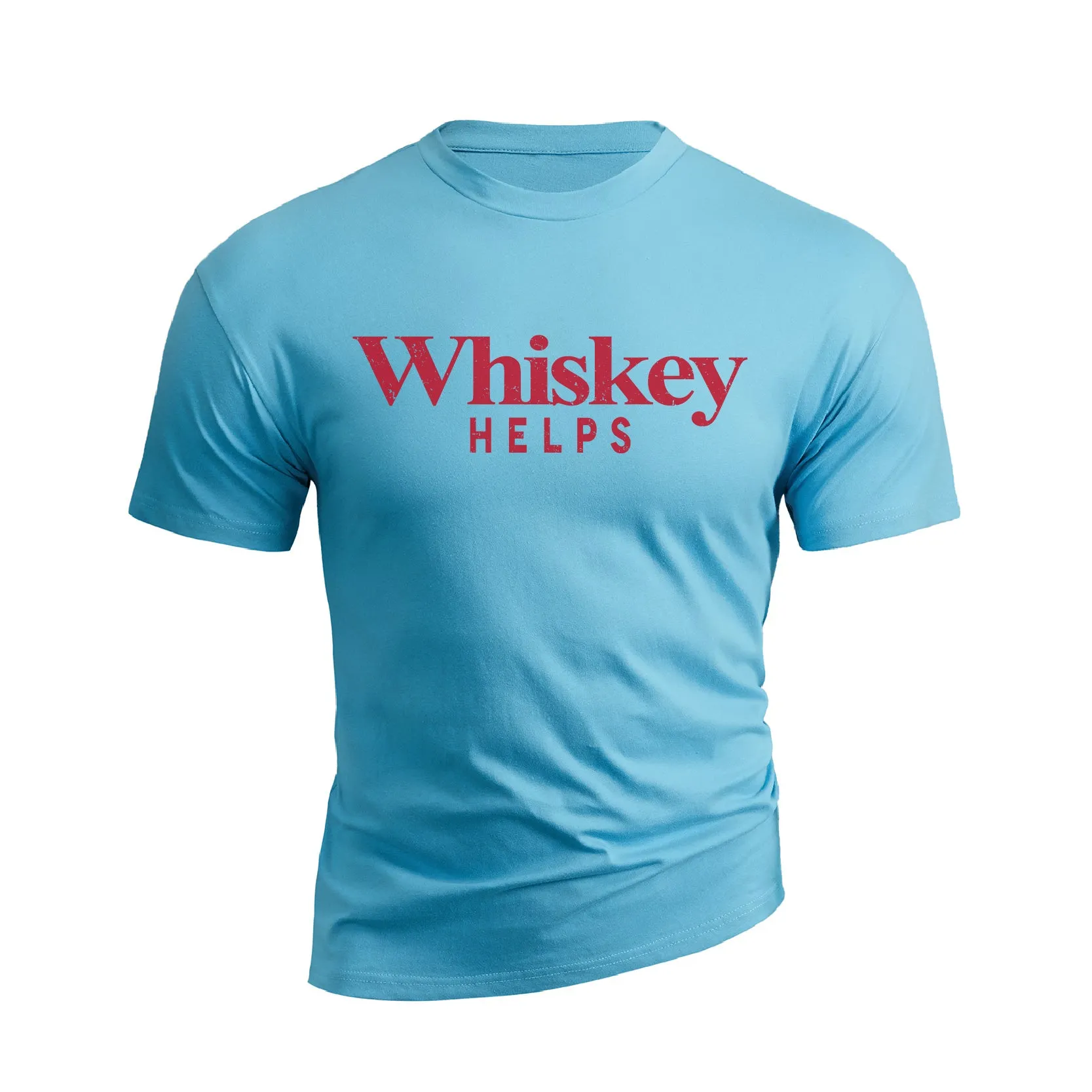 WHISKEY HELPS GRAPHIC TEE