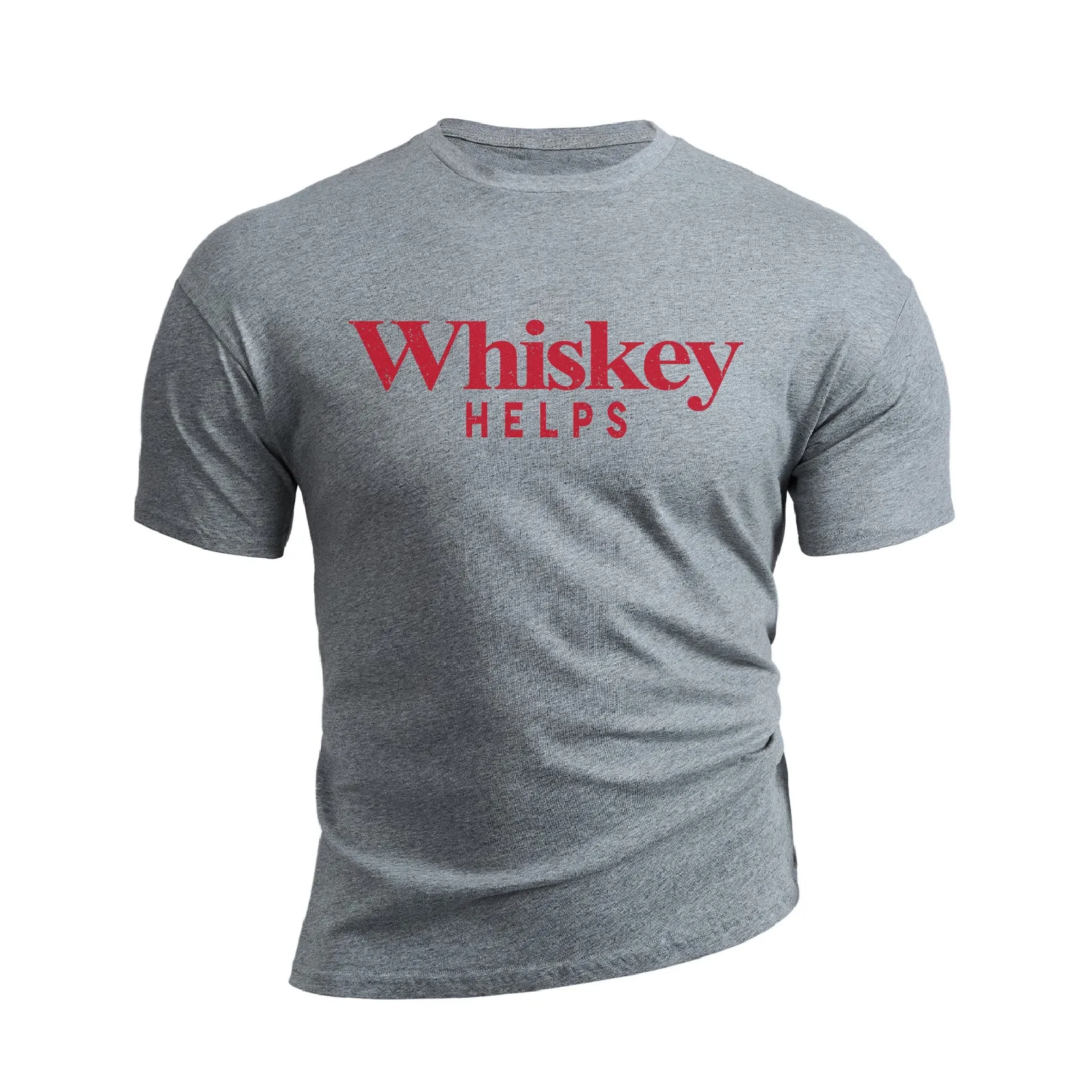 WHISKEY HELPS GRAPHIC TEE