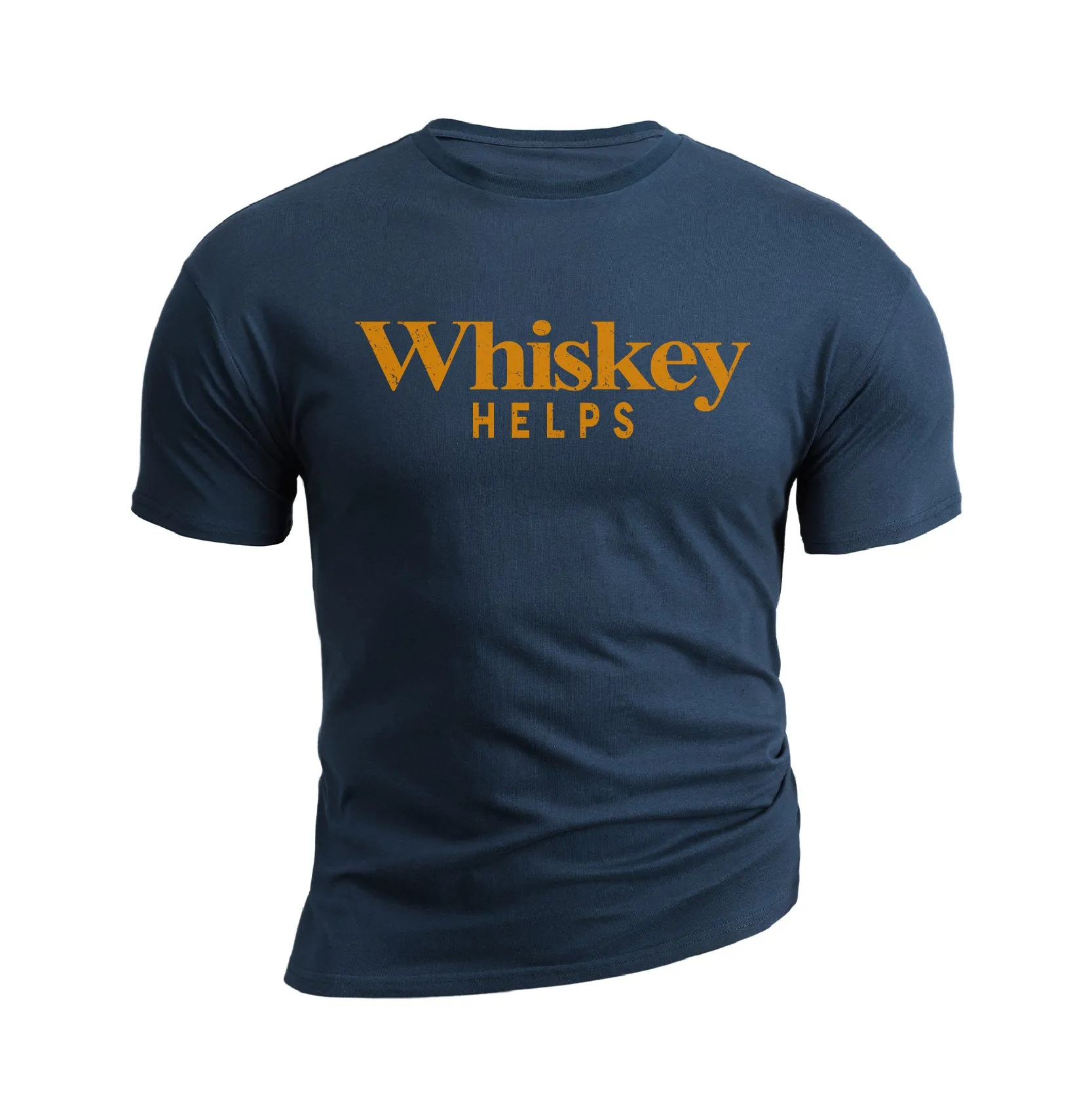 WHISKEY HELPS GRAPHIC TEE