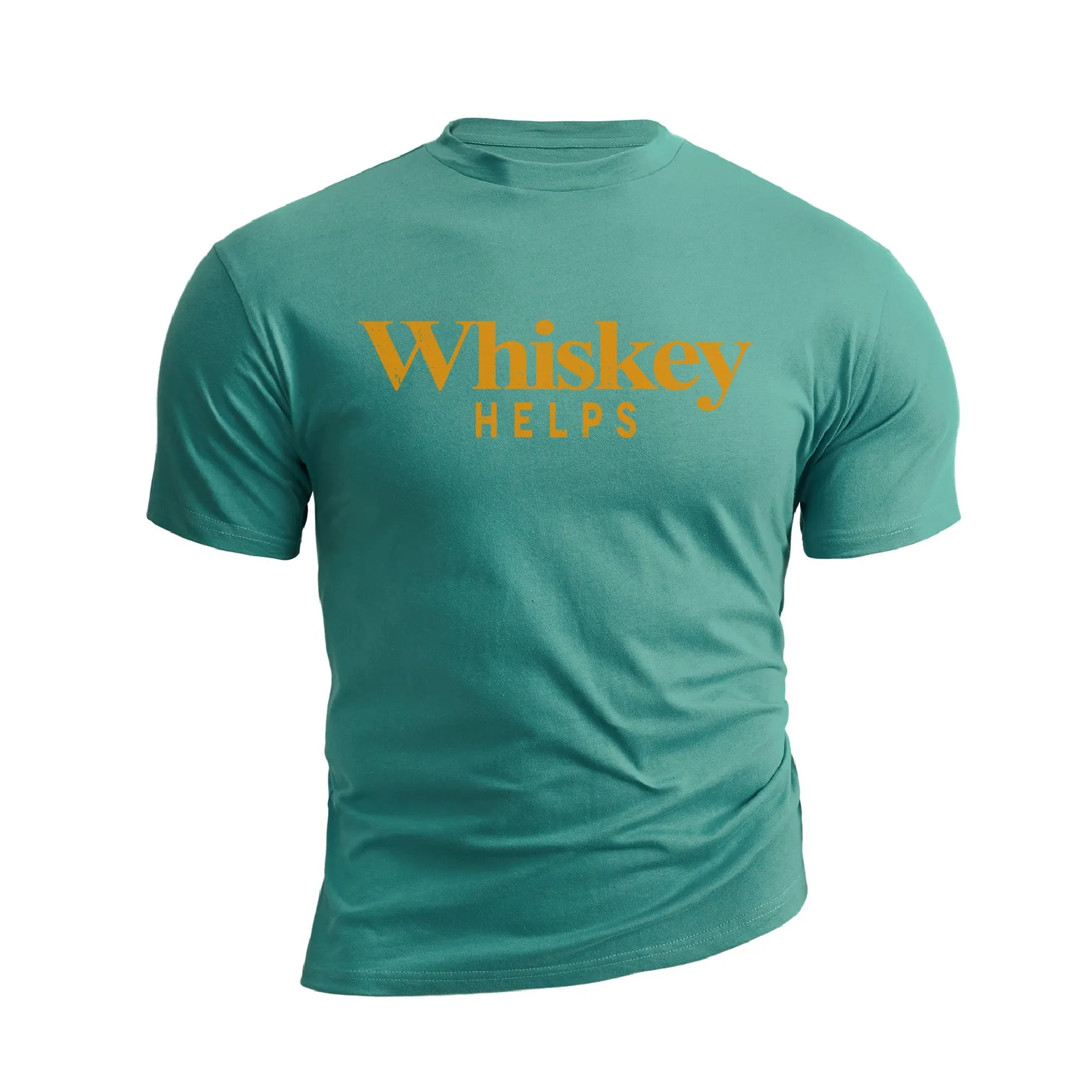 WHISKEY HELPS GRAPHIC TEE