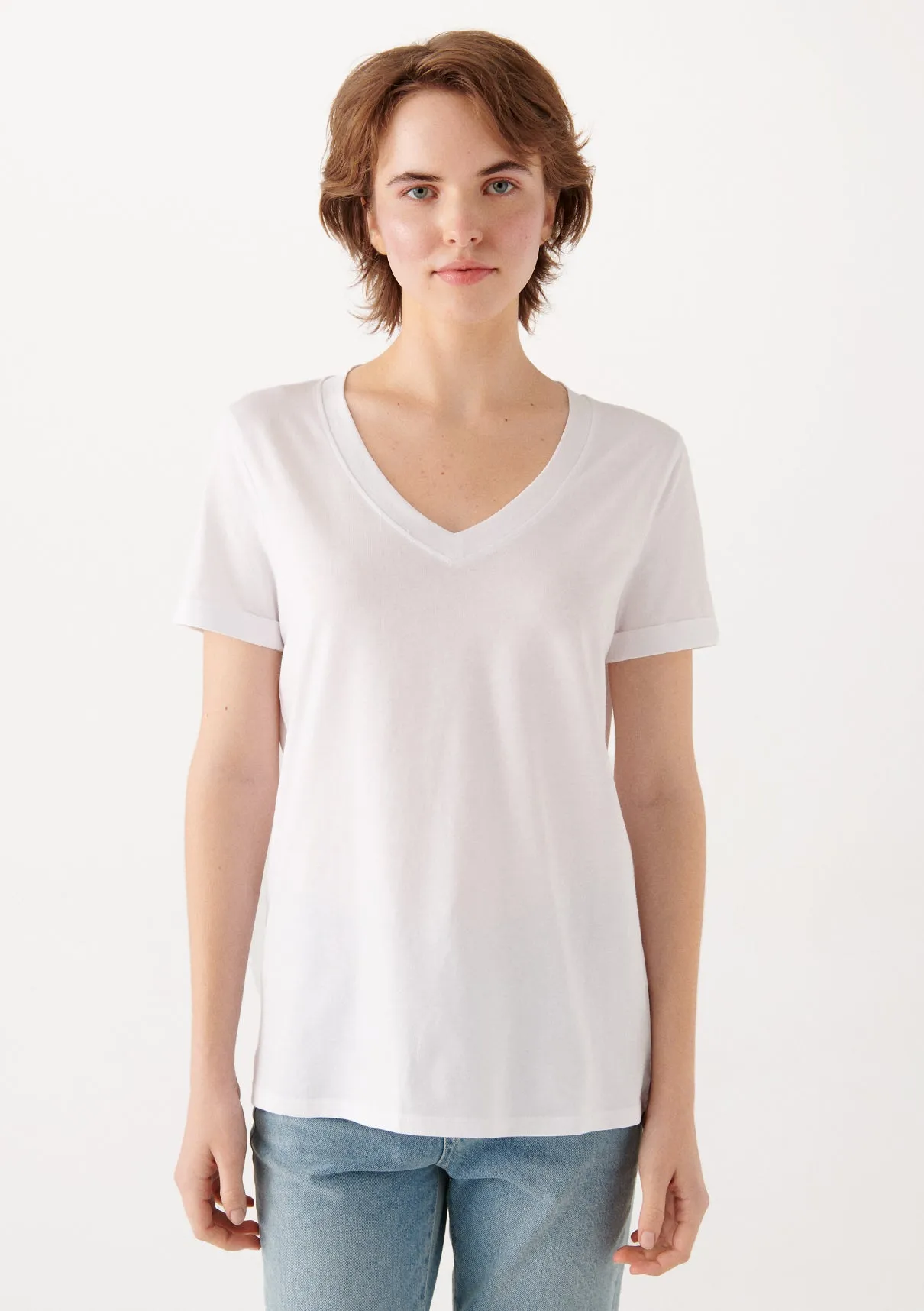 White Basic T-Shirt