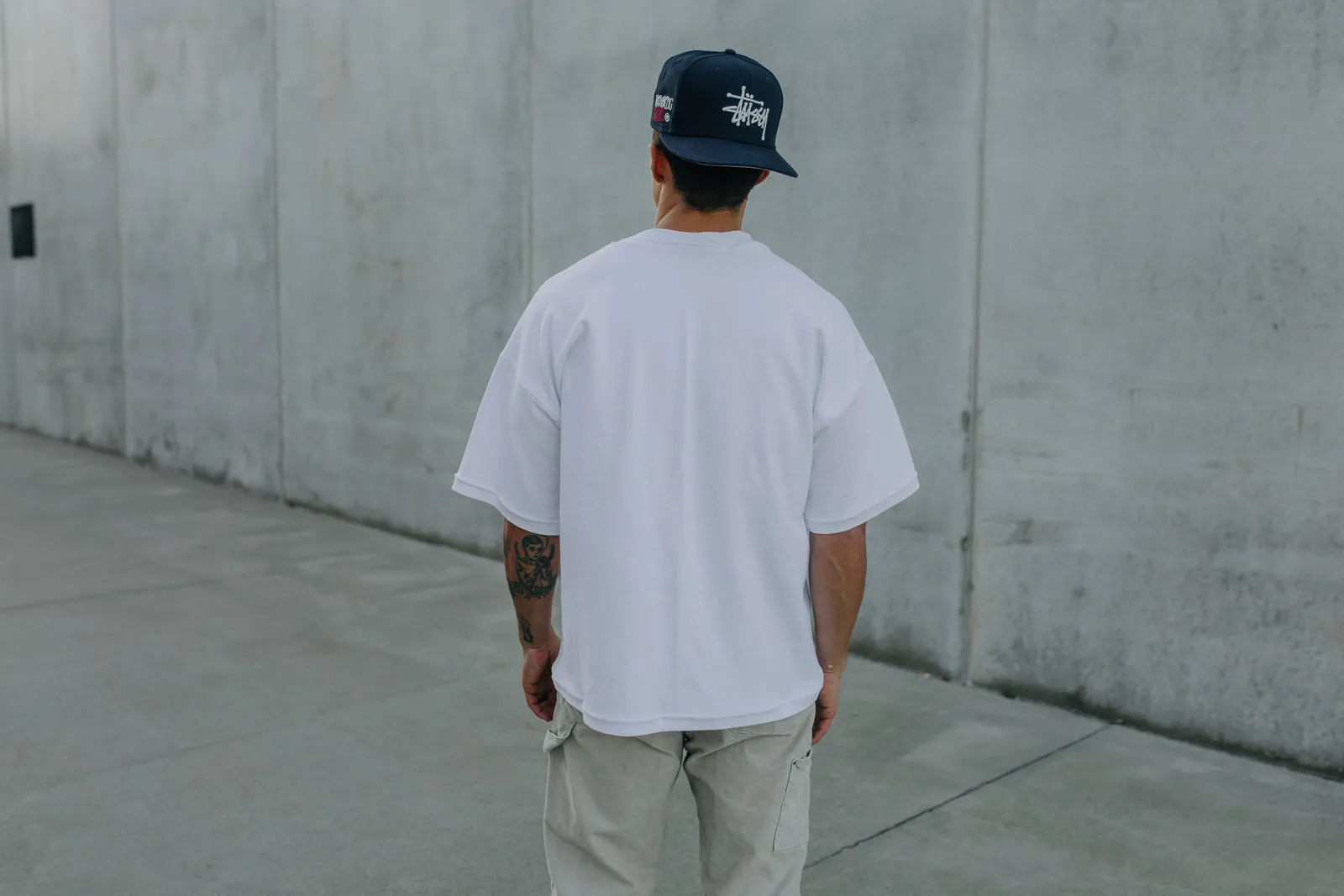 WHITE BASIC TEE