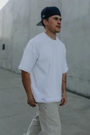WHITE BASIC TEE