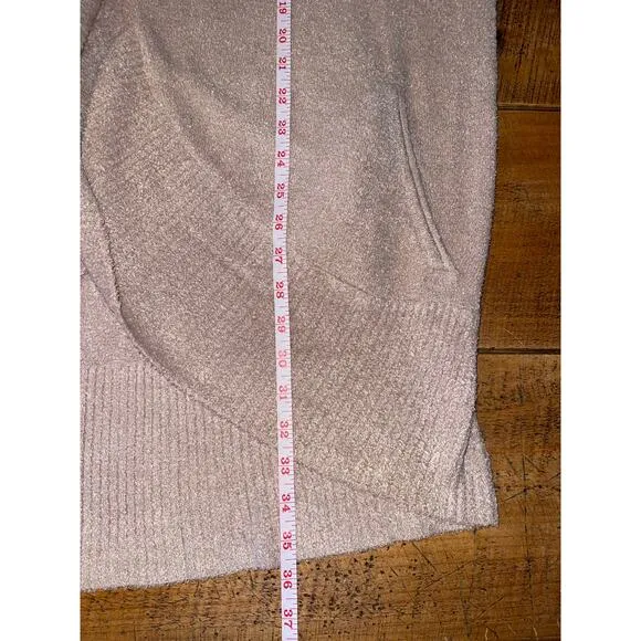 Womens Barefoot Dreams Cozychic Lite Light Tan Open Front Cardigan Soft 2X