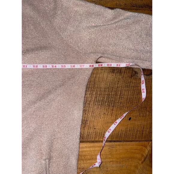 Womens Barefoot Dreams Cozychic Lite Light Tan Open Front Cardigan Soft 2X