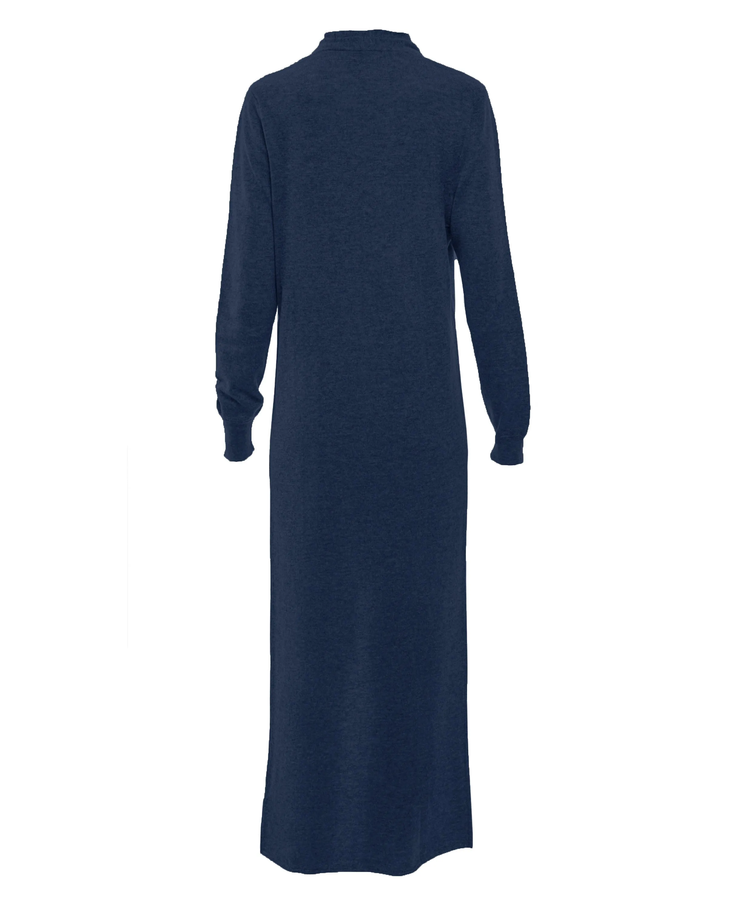 Women's Fine Cashmere Full Length Duster Night Blue