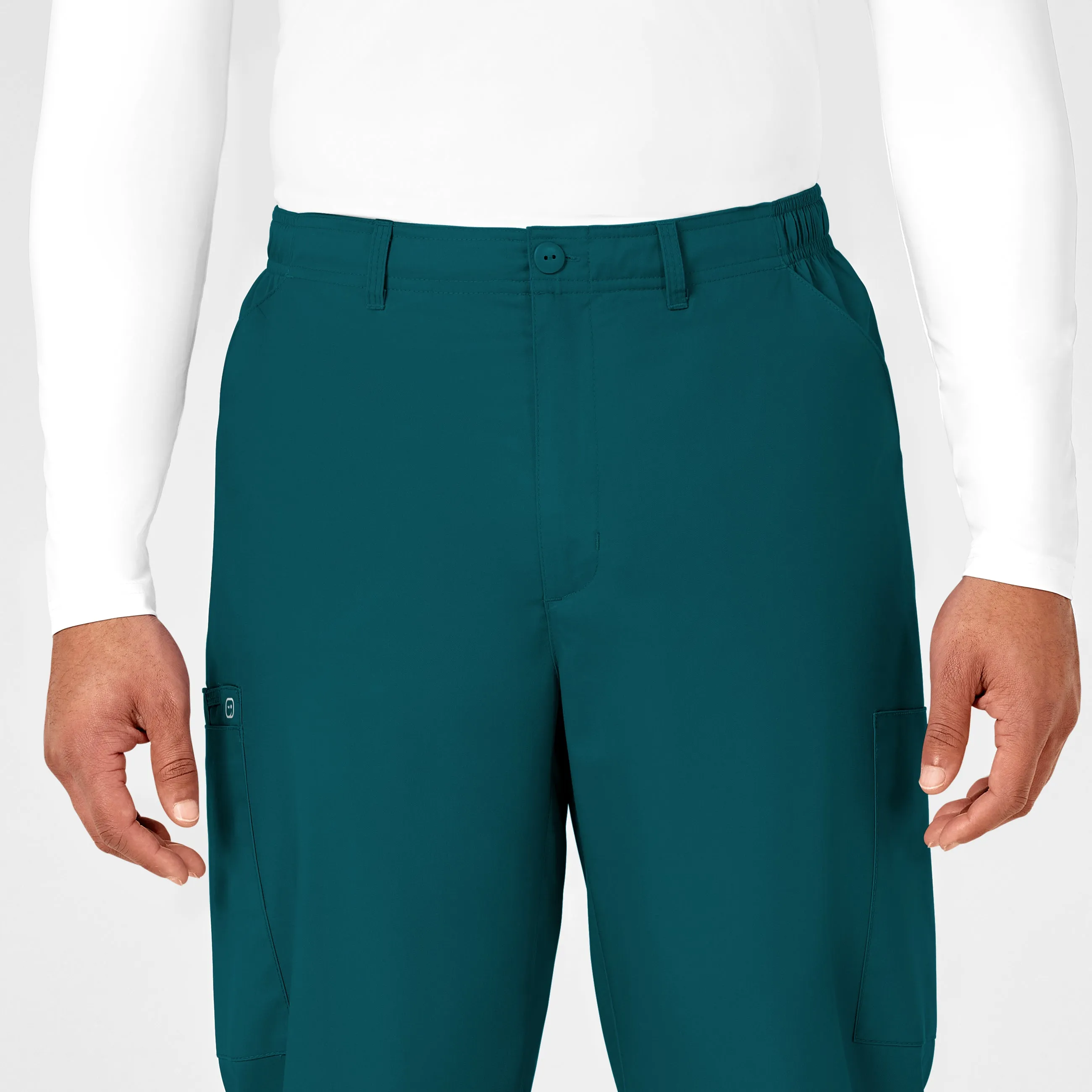 WonderWORK 503 Men's Cargo Scrub Pants Caribbean Blue