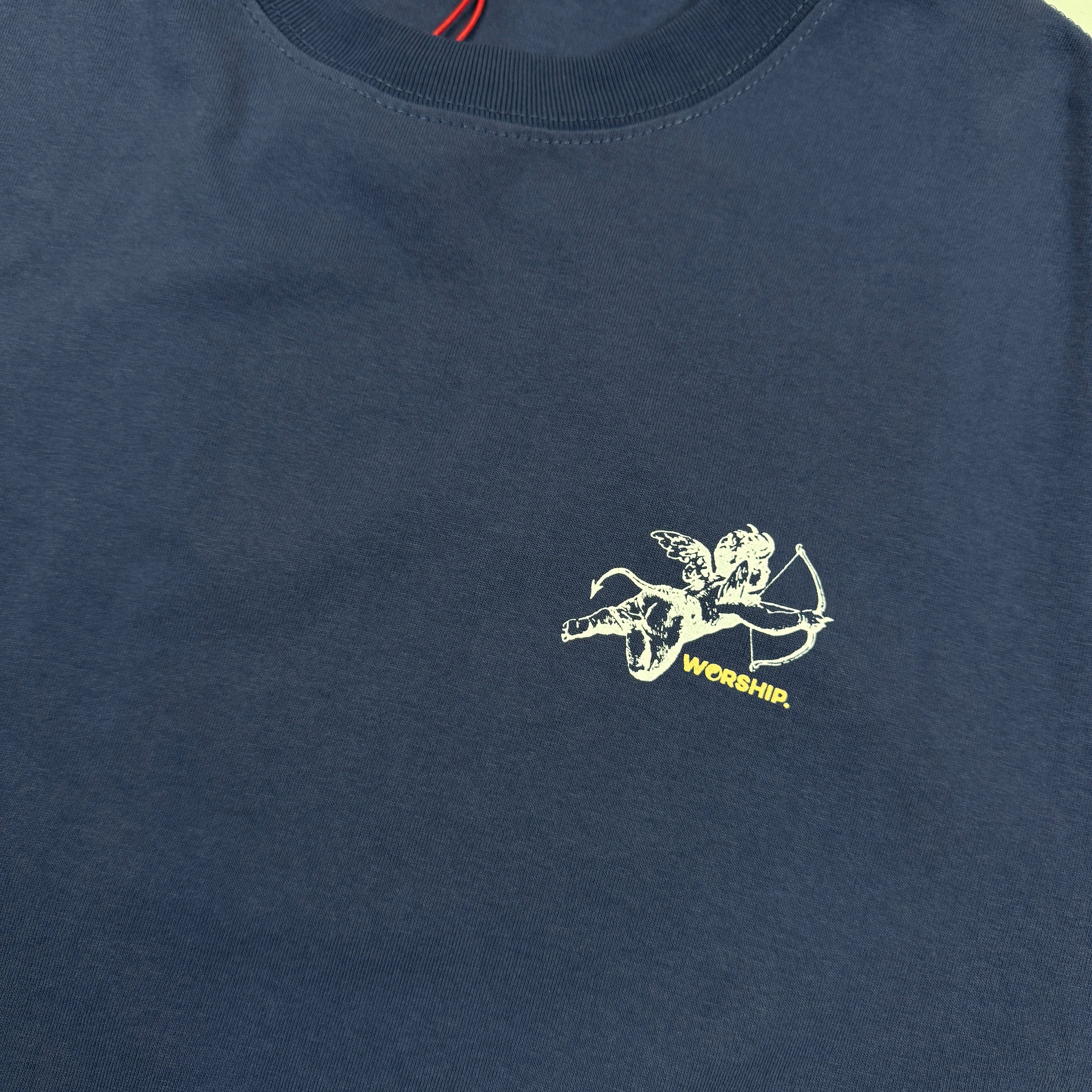 Worship Cherub Tee Crown Blue