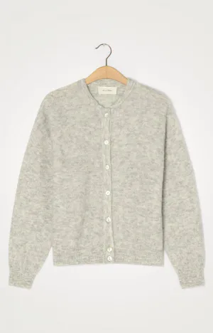 Zabidoo Cardigan Light Grey Melange